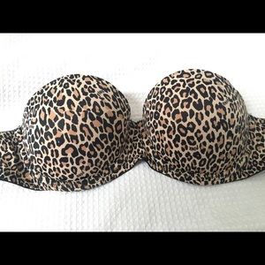 PINK animal print multiway push up bra 34B